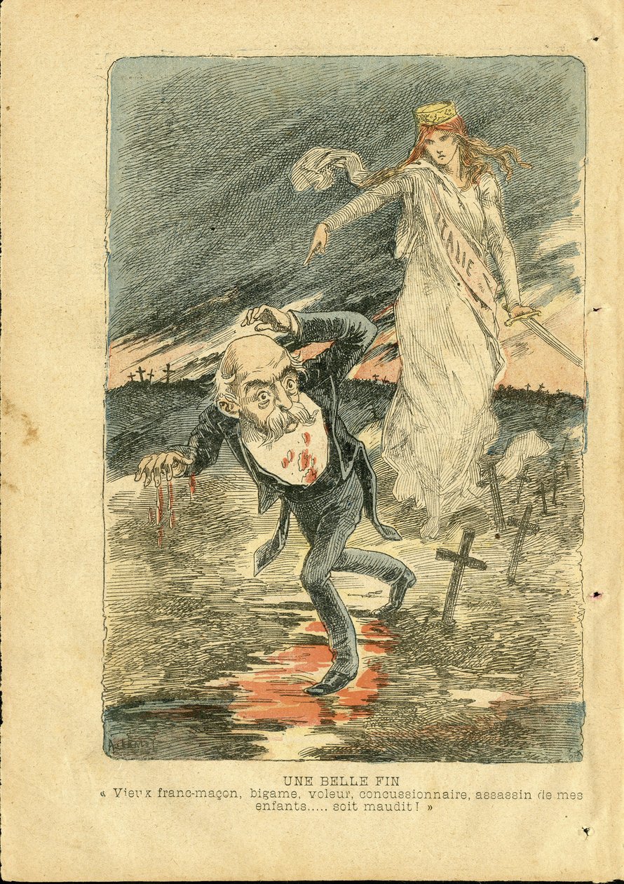 Illustration av Achille Lemot (1846-1909) i Le Pelerin av Achille Lemot