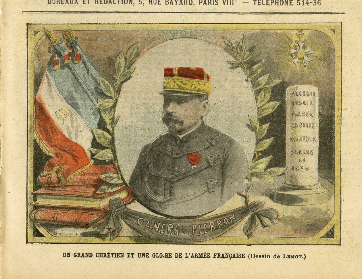 Illustration av Achille Lemot (1846-1909) i Le Pelerin av Achille Lemot