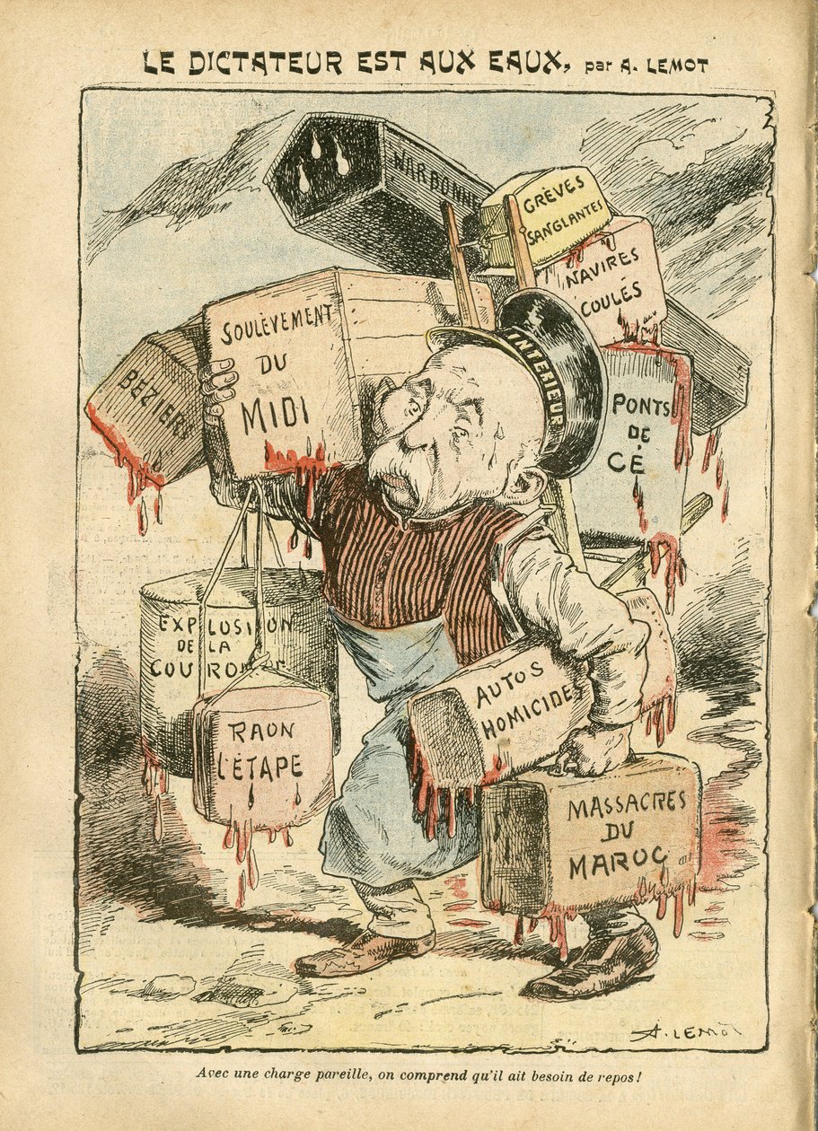 Illustration av Achille Lemot (1846-1909) i Le Pelerin av Achille Lemot