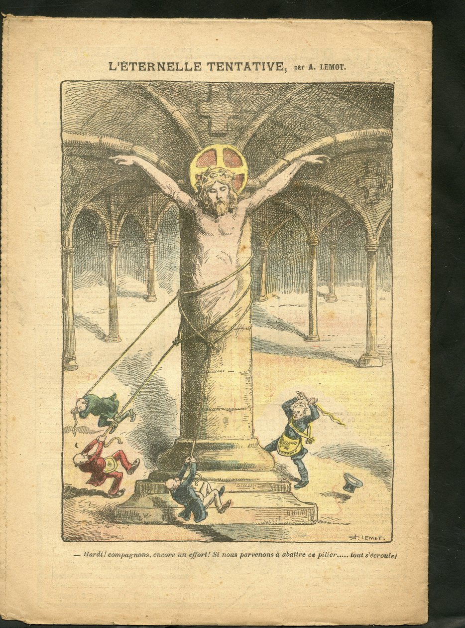 Illustration av Achille Lemot (1846-1909) i Le Pelerin, 28/03/09 - L