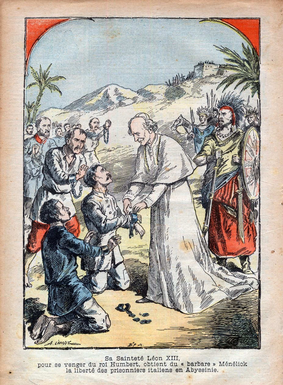 Påven Leo XIII (Vincenzo Gioacchino Pecci av Achille Lemot