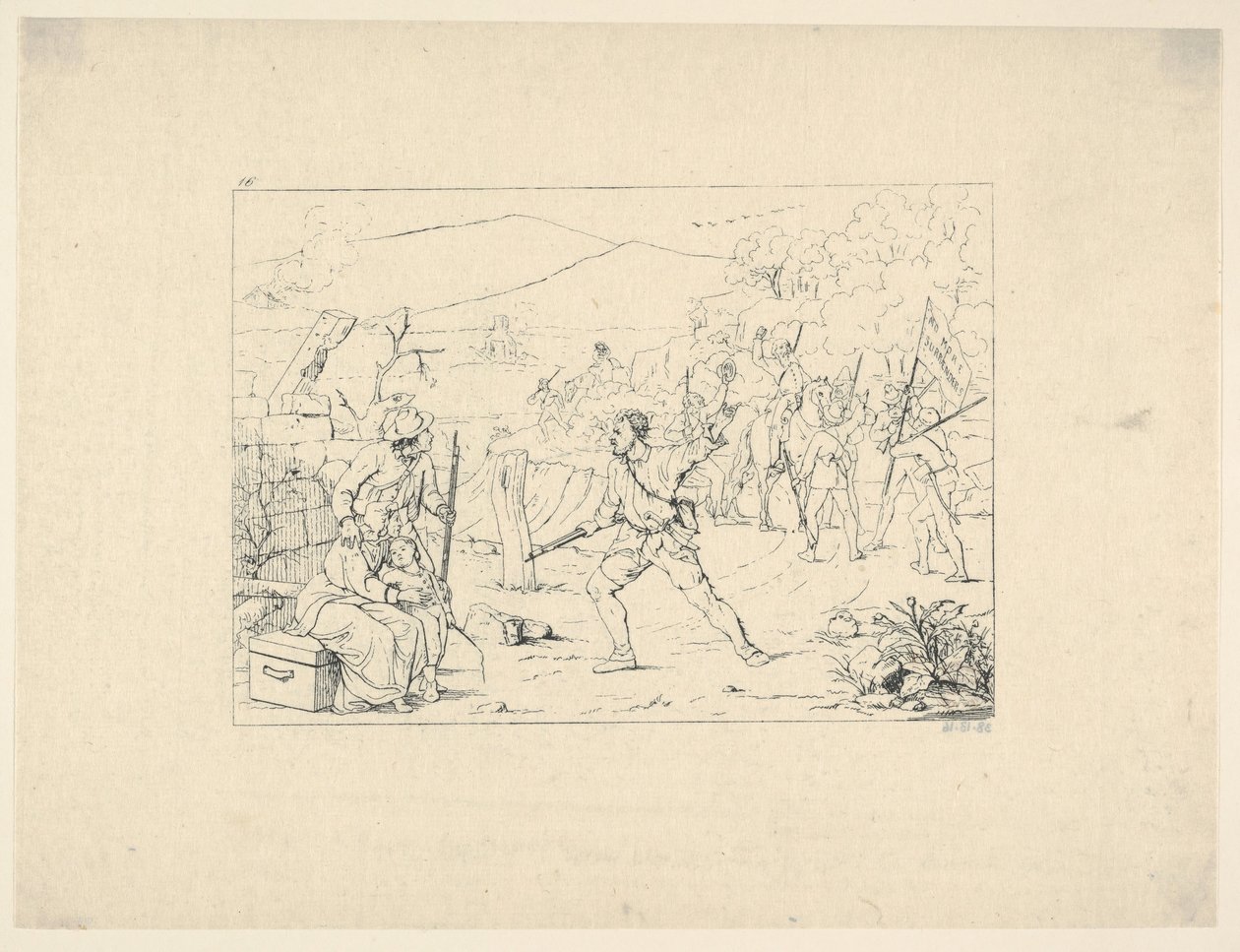 Bildande av gerillaband från konfedererade krigsetsningar, 1861-63. av Adalbert John Volck