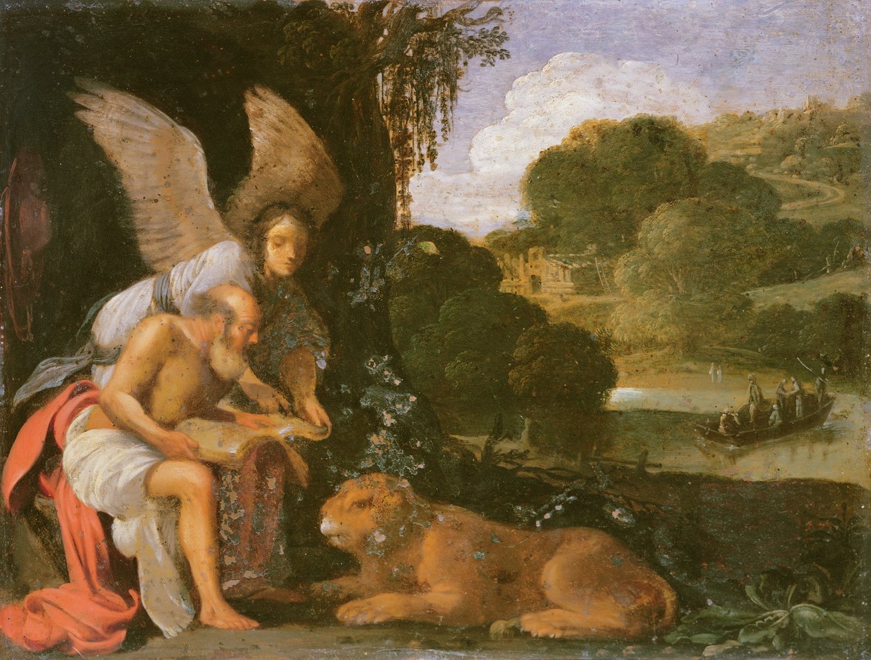 Den helige Jerome i vildmarken av Adam Elsheimer