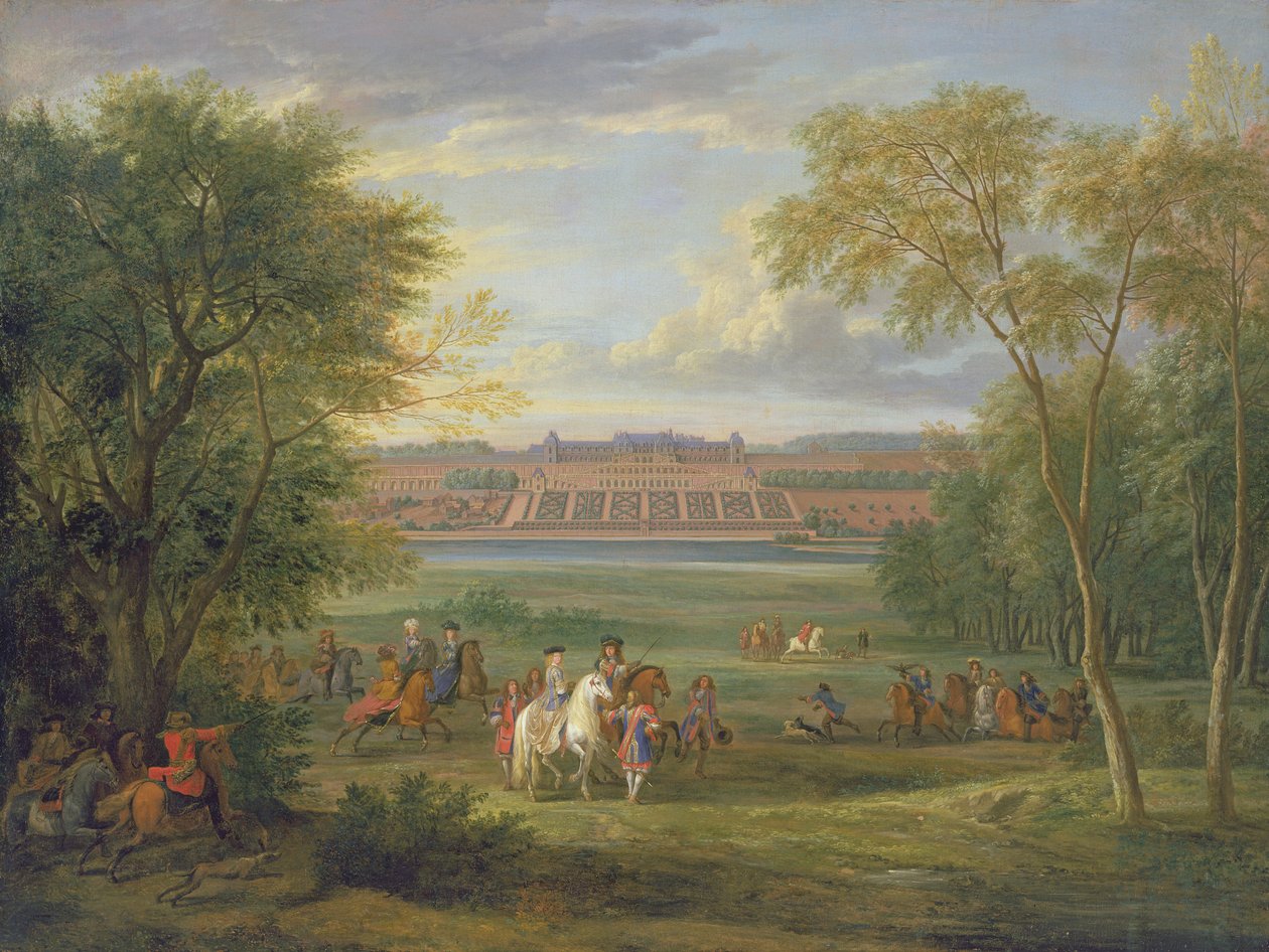 Chateau de Saint Germain av Adam Frans van der Meulen