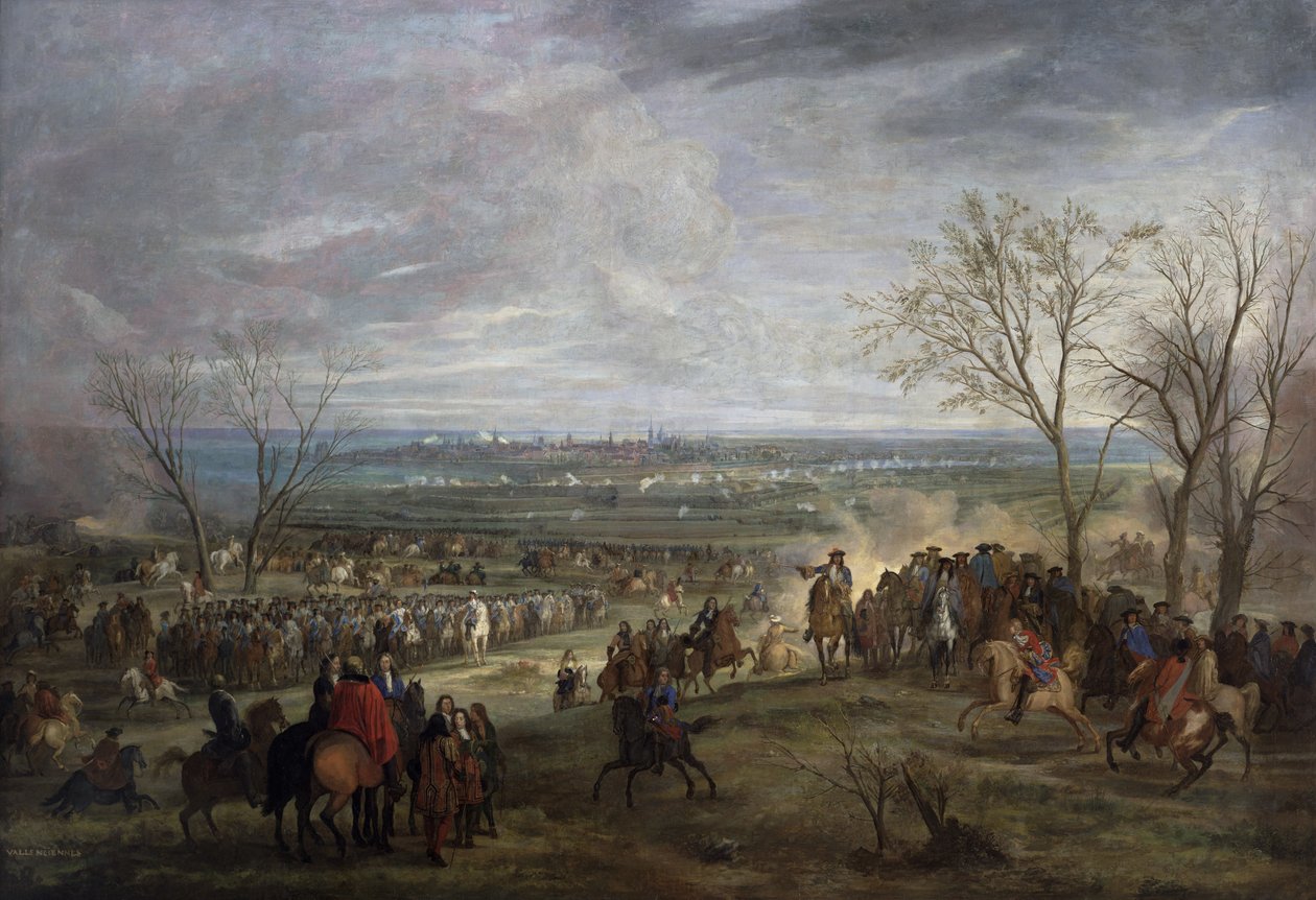 Belägringen av Valenciennes, 1677 av Adam Frans van der Meulen