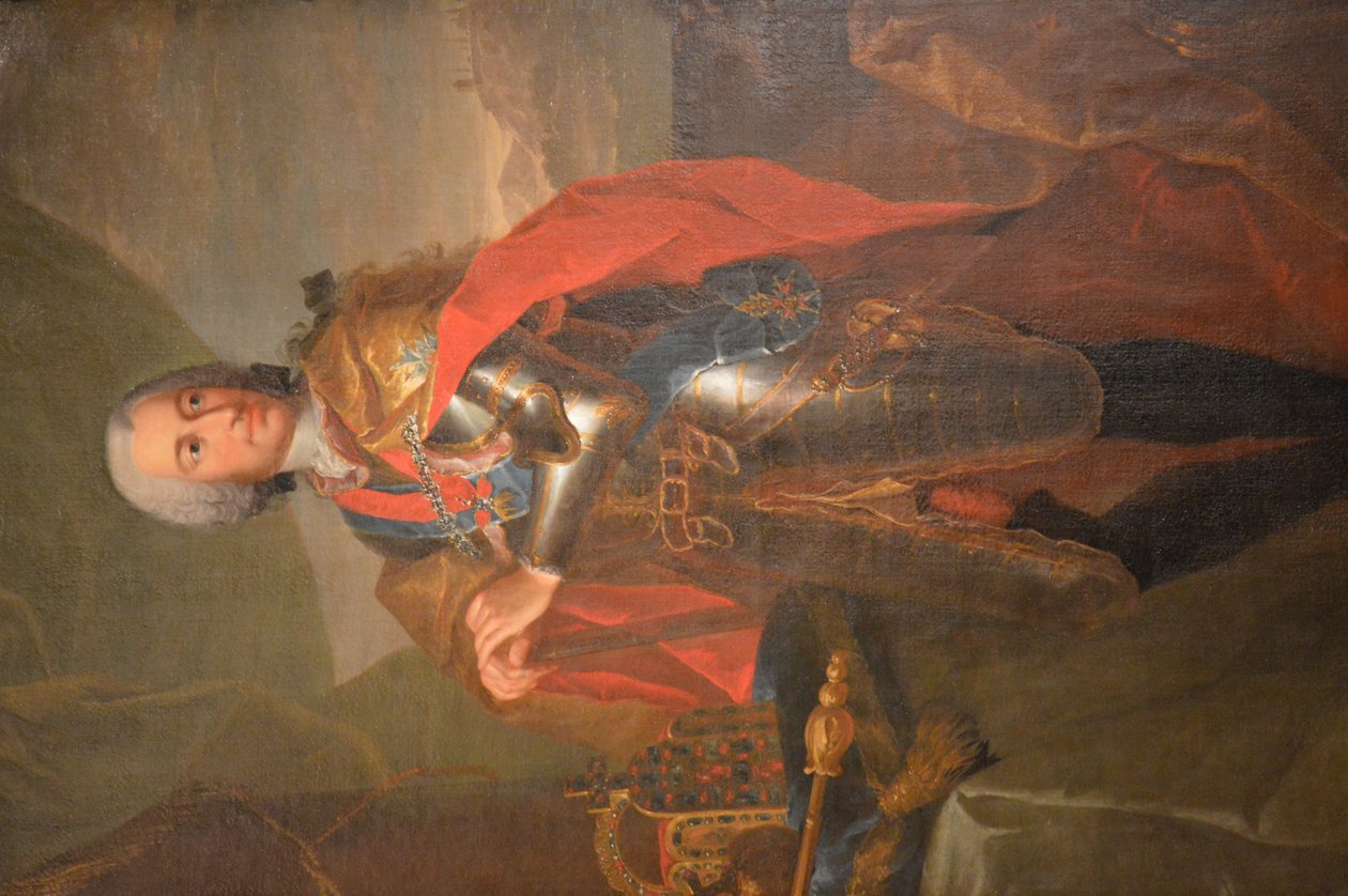 Statligt porträtt av Karl VII, den helige romerske kejsaren av Adam Friedrich Oeser