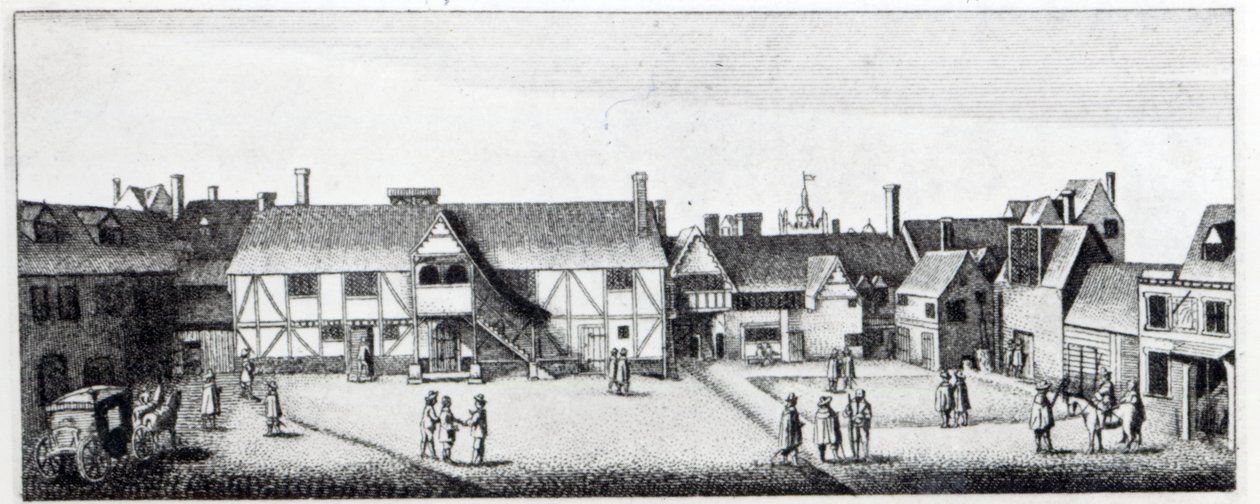 South View of Arundel House i London, ætset af Wenceslaus Hollar i 1646 og udgivet i 1792 swed av Adam Alexius Bierling