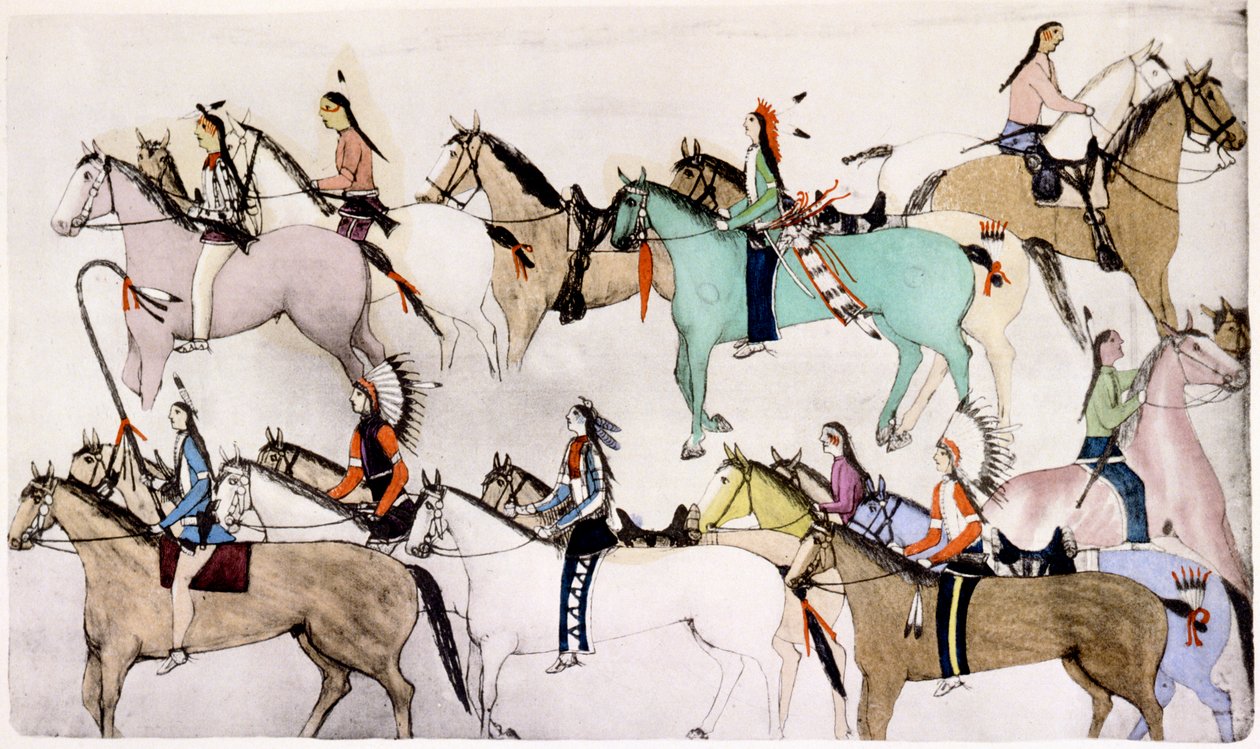 Sioux-krigare vid 