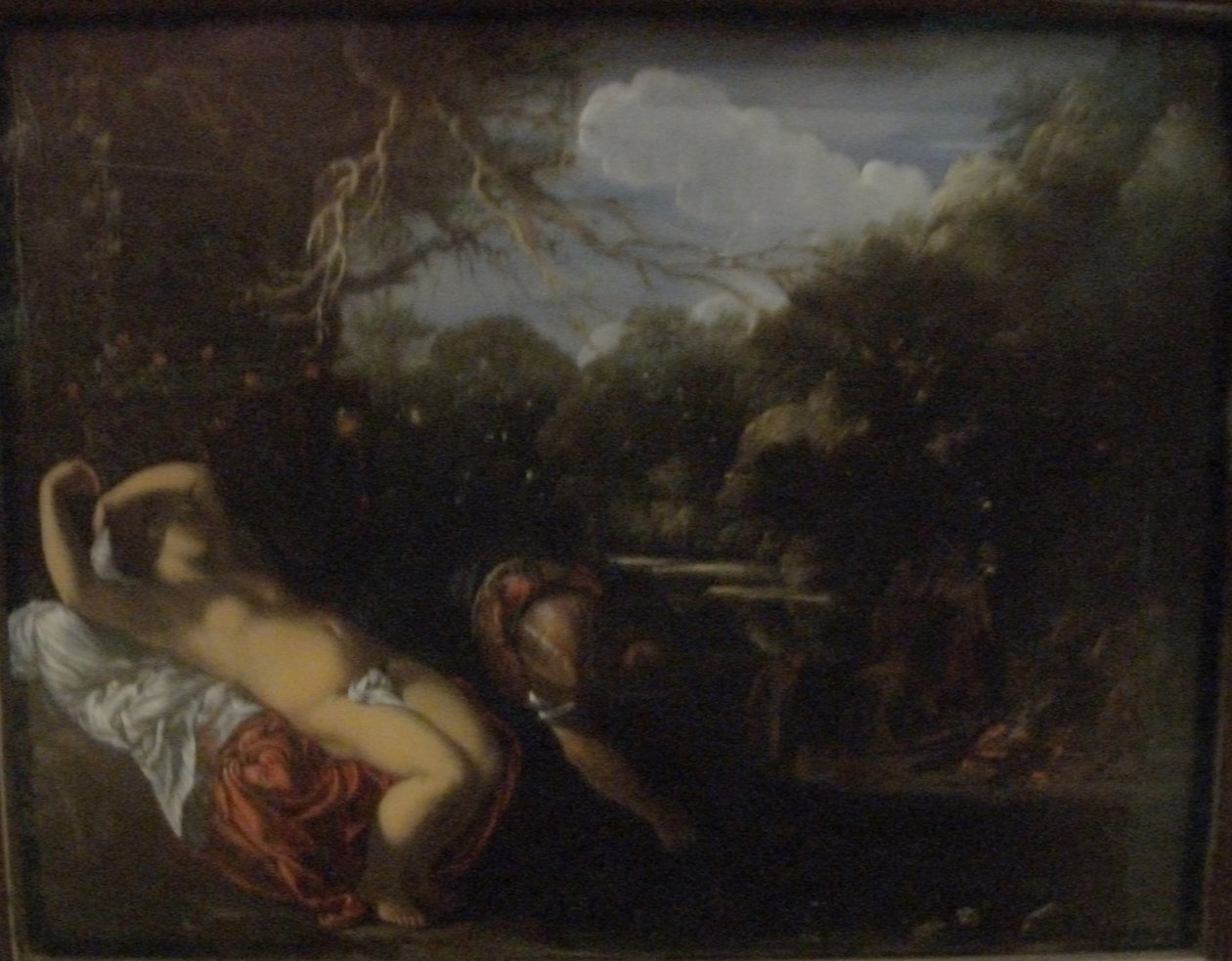 Apollo och Coronis av Adam Elsheimer
