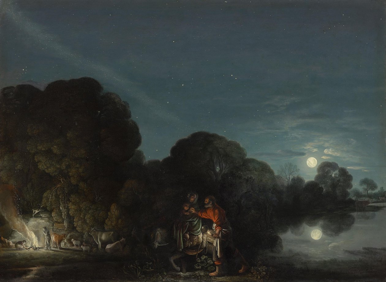 Flykten till Egypten av Adam Elsheimer