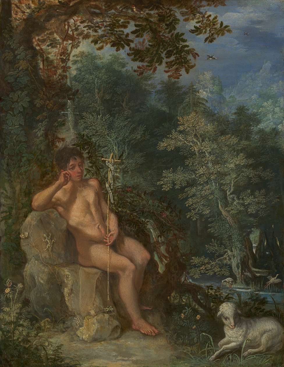 Johannes Döparen i vildmarken av Adam Elsheimer