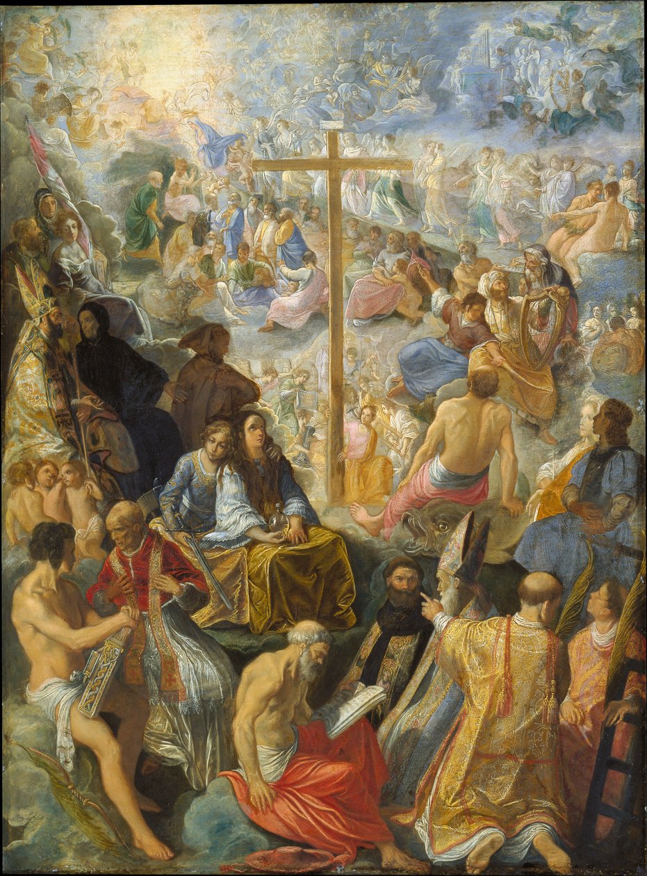 Frankfurt-altartavlan ”Det sanna korsets upphöjelse” av Adam Elsheimer