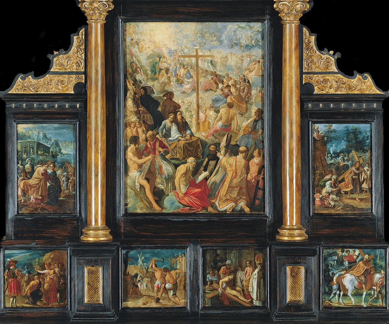 Frankfurts altartavla för det sanna korsets upphöjelse av Adam Elsheimer