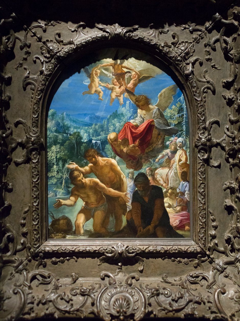 Kristi dop, ca 1598-1600 (olja på koppar) av Adam Elsheimer