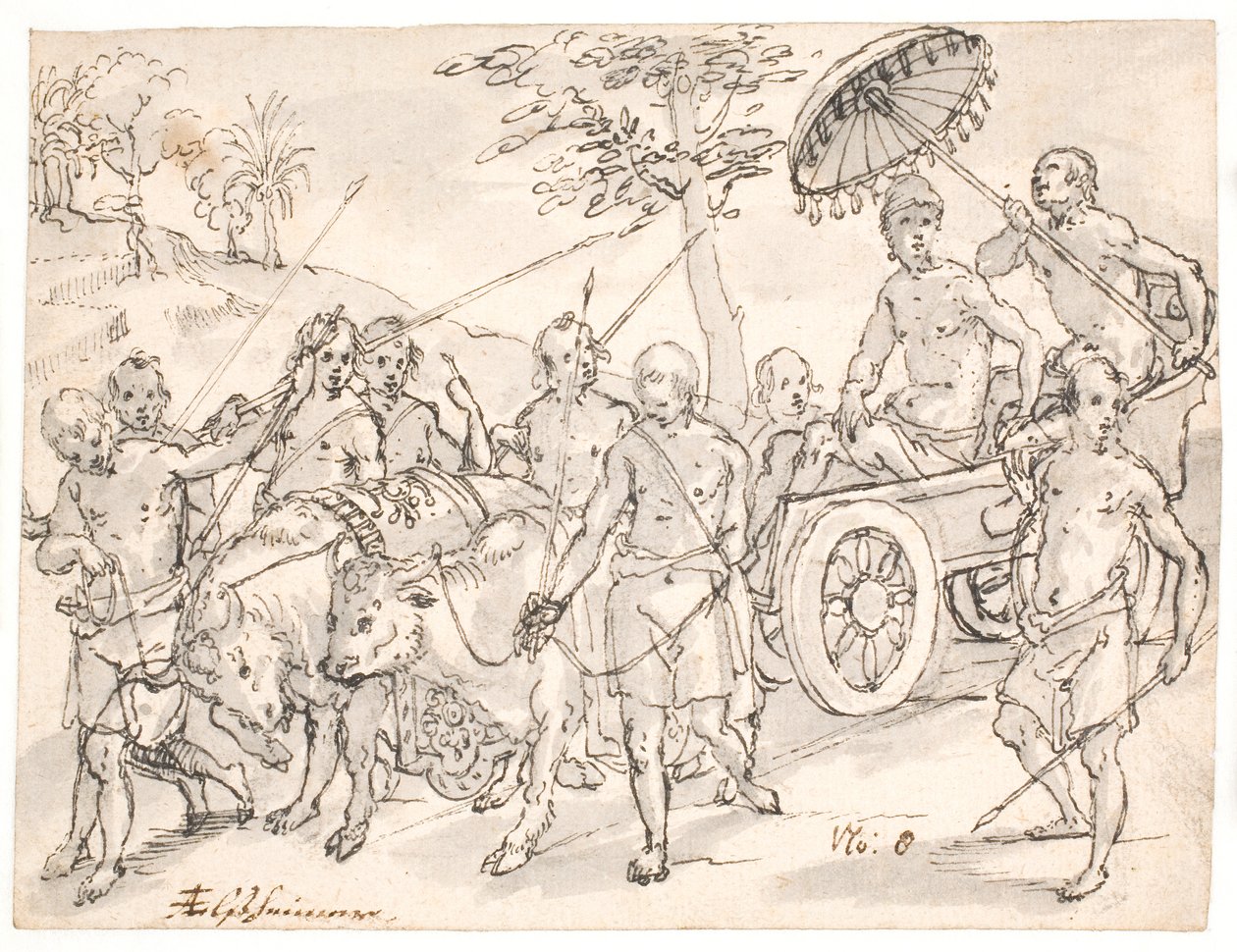 Kungen av Bali av Adam Elsheimer