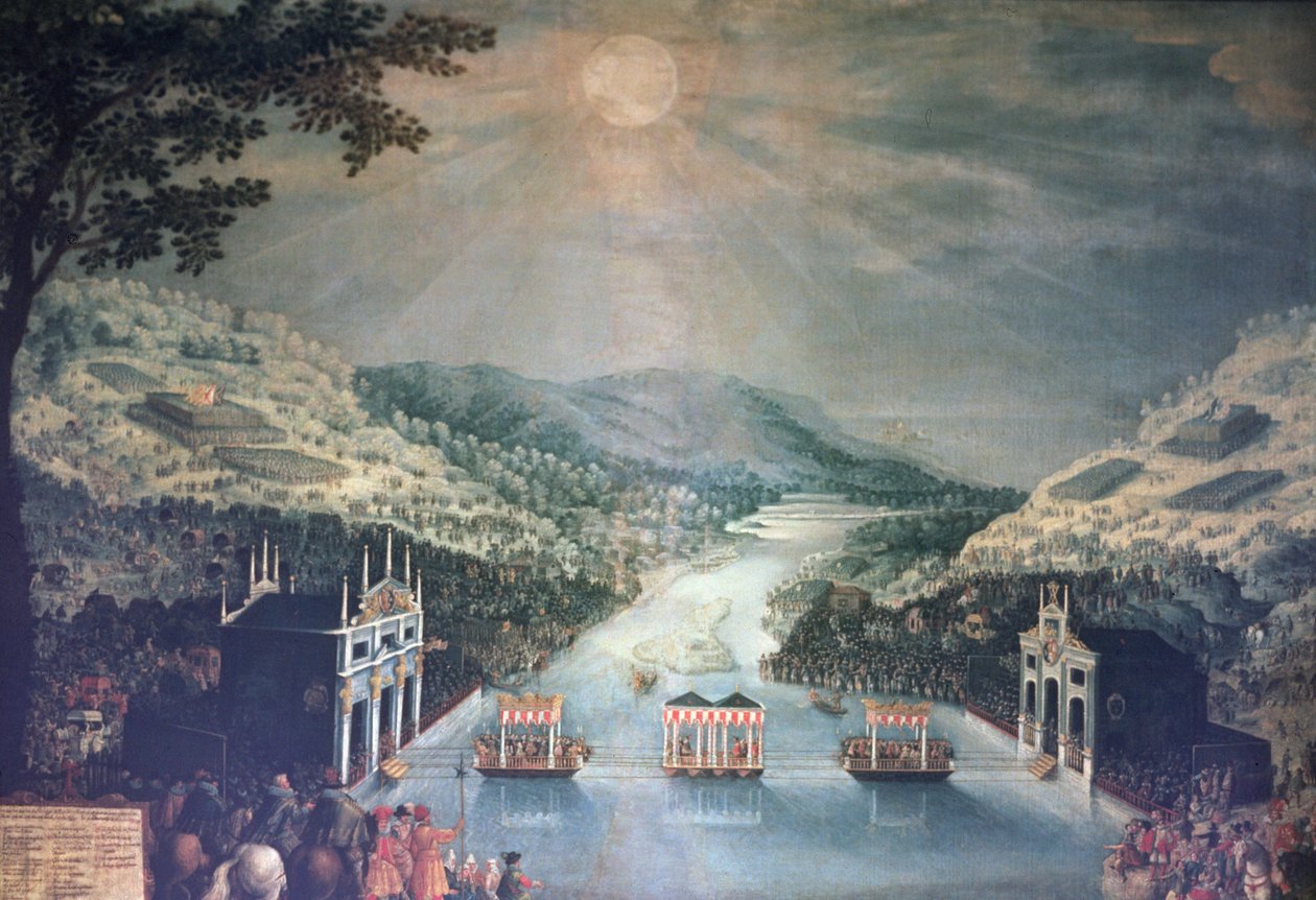 Leveranserna, Fasanöarna (olja på duk) av Adam Frans van der Meulen
