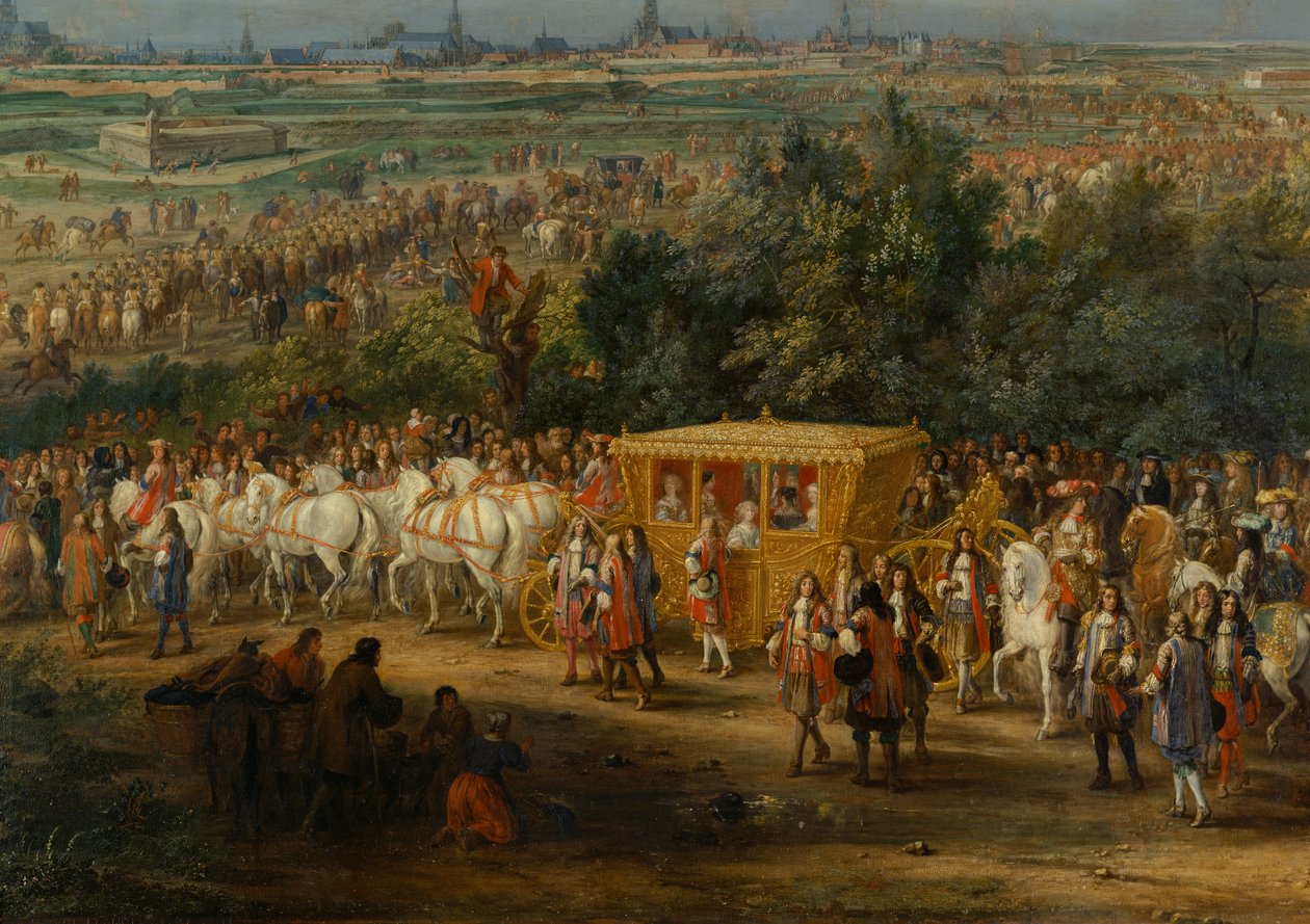 Ludvig XIV:s inträde av Adam Frans van der Meulen