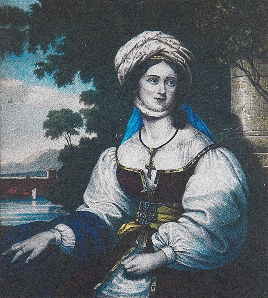 Porträtt av Laskarina Bouboulina, 1830 av Adam Friedel
