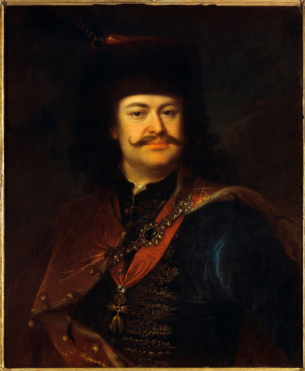 Francois II Rakoczi (1676-1735), Prins av Ungern och Transsylvanien - Målning av Adam Manyoki (1673-1757), olja på duk (75,5x62,5 cm) av Ádam Mányoki