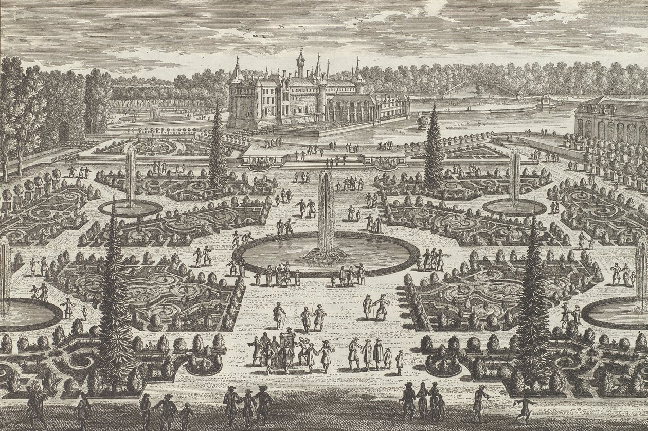 Orangeriets Parterre i Chantilly, 1680-talet, 1680-talet. av Adam Perelle
