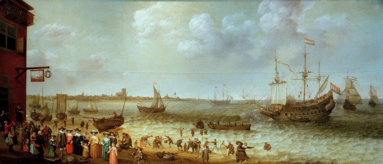 Maas vid Den Briel av Adam Willarts