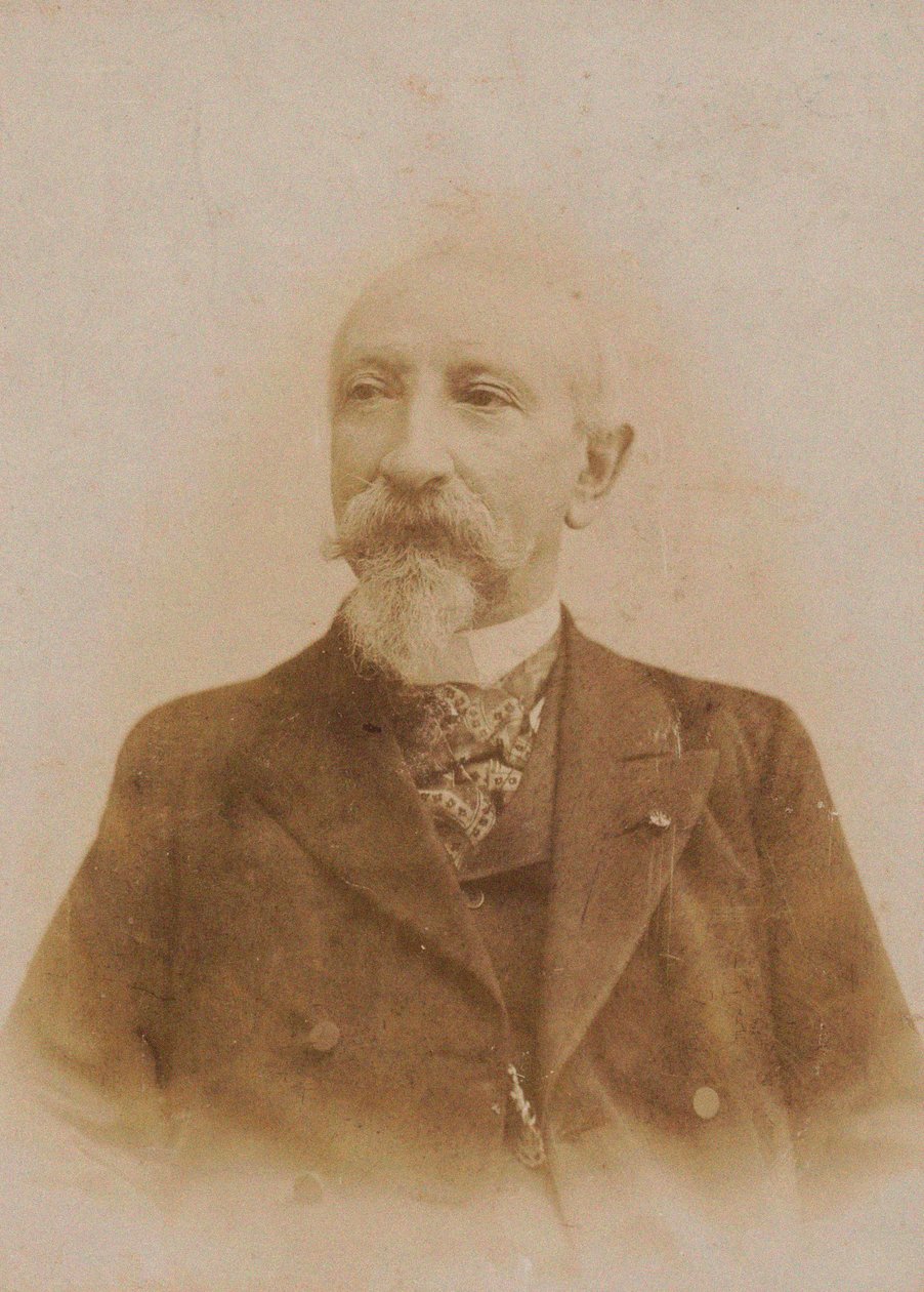 Porträtt av tonsättaren Adam Münchheimer 1830-1904, ca. 1890. av Adam junior Münchheimer
