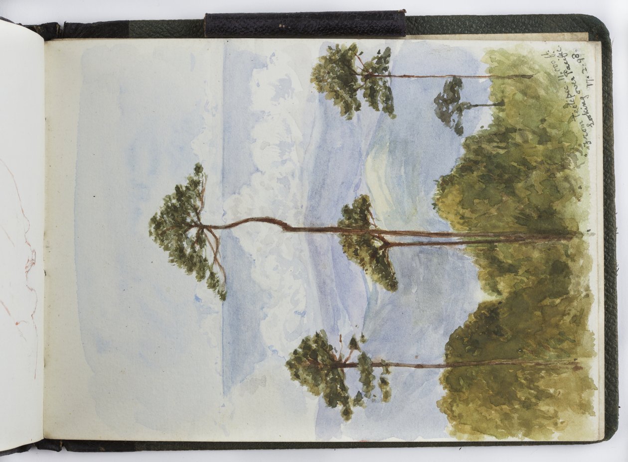 Skissbok med akvareller, teckningar och anteckningar, Mexiko, 1896-1898 (akvarell) av Adela Breton
