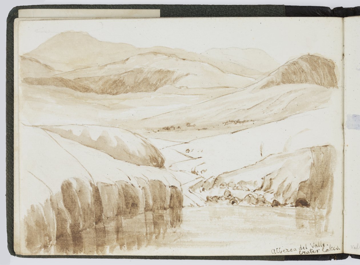 Skissbok med akvareller, teckningar och anteckningar, Mexiko, 1896-1898 (akvarell) av Adela Breton
