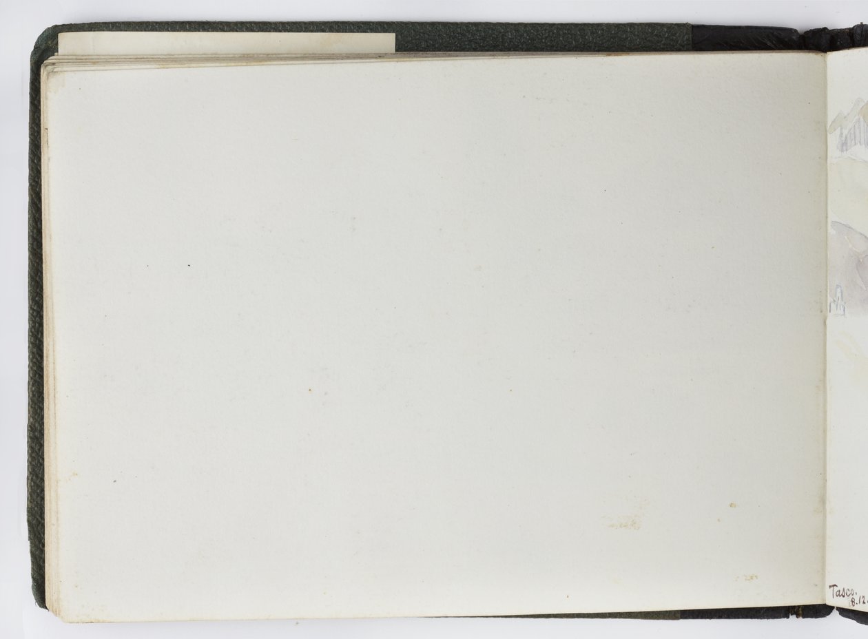 Skissbok med akvareller, teckningar och anteckningar, Mexiko, 1896-1898 (akvarell) av Adela Breton