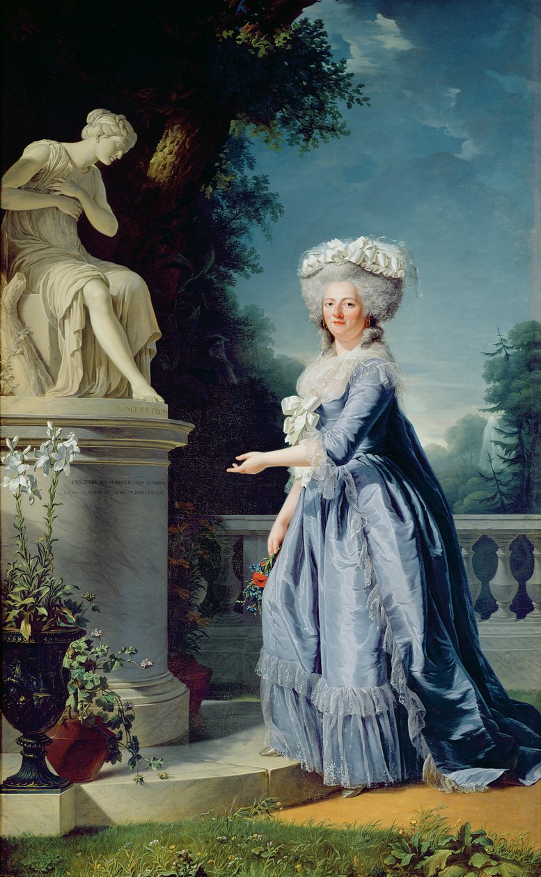 Porträtt av Marie-Louise (1733-99) Victoire de France av Adelaide Labille Guiard