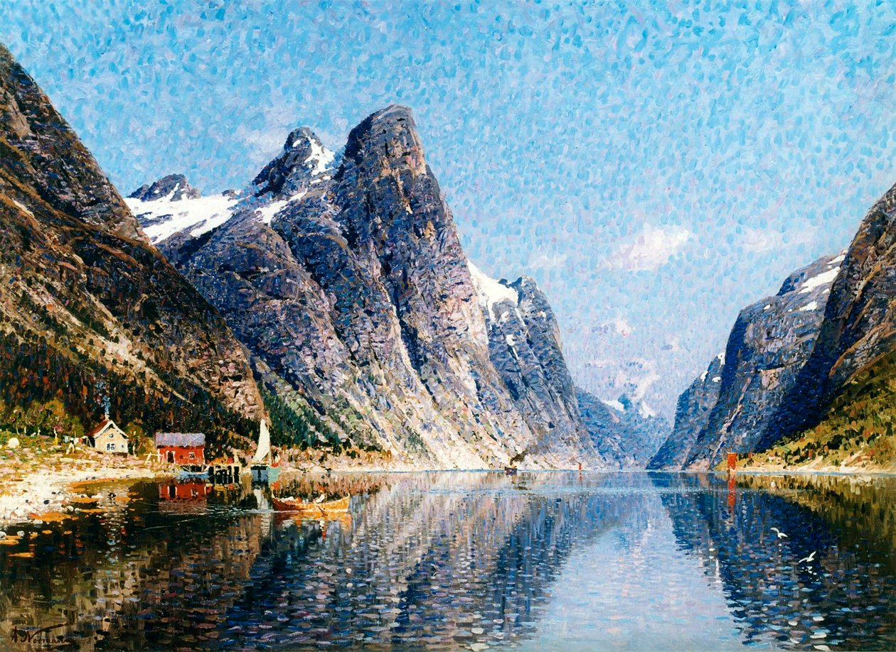 En norsk fjordscen