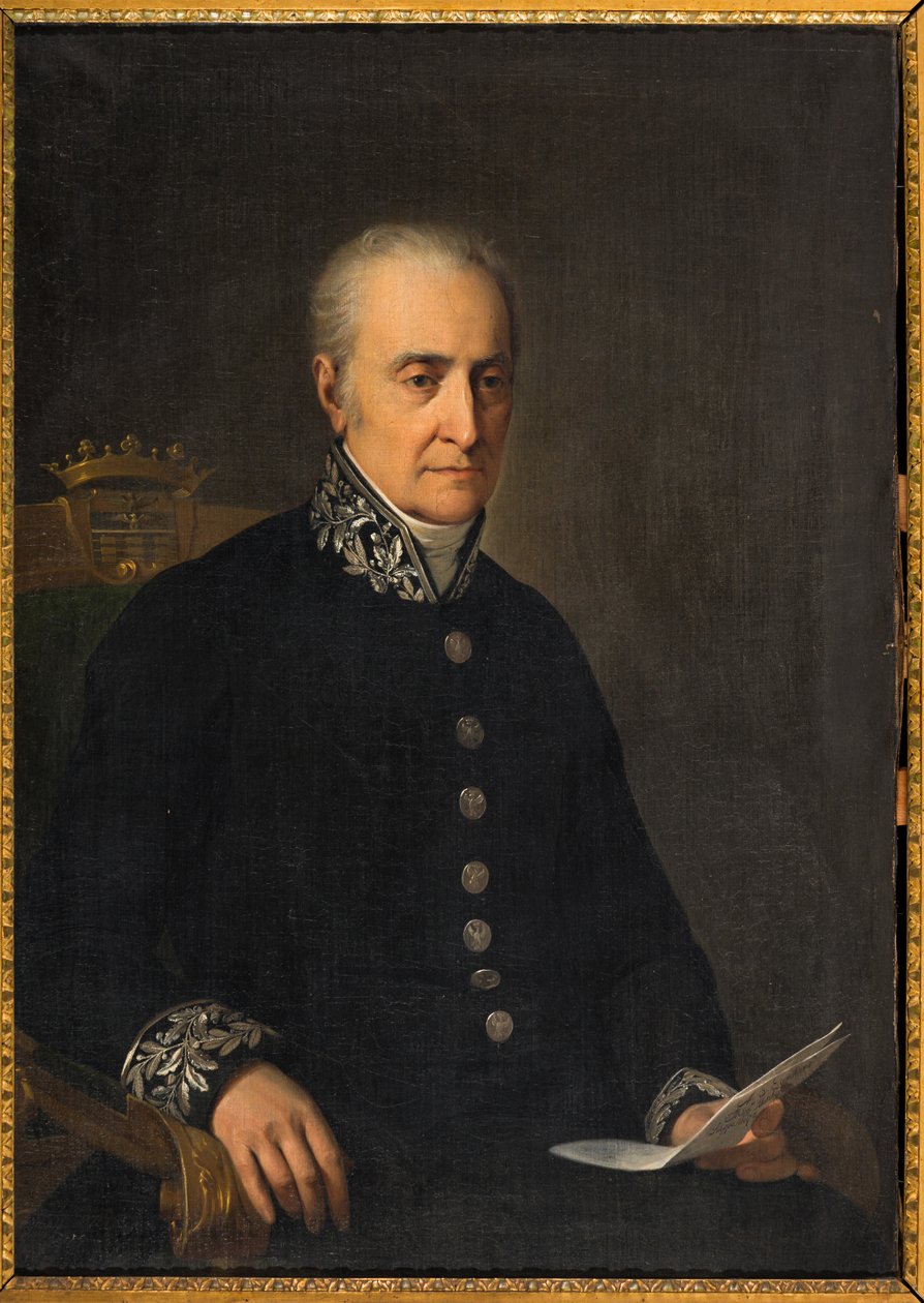 Gentleman från familjen Molza (olja på duk) av Adeodato Malatesta or Malatesti