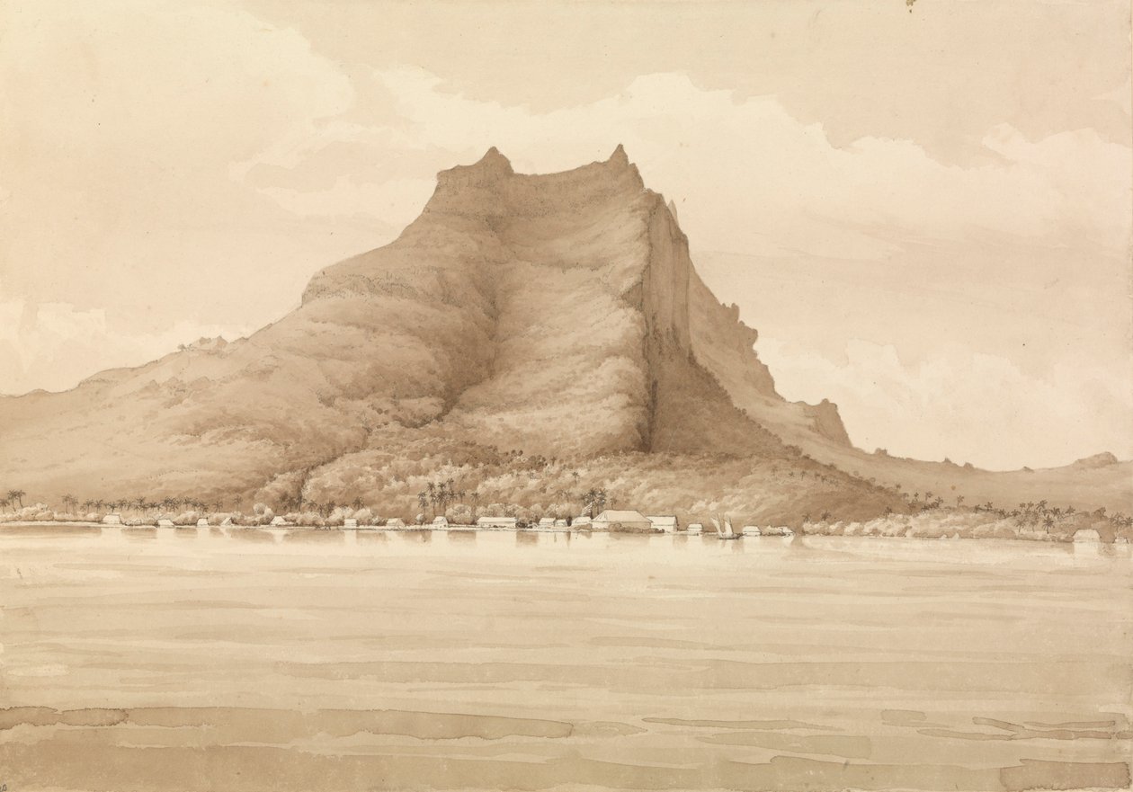 "Bora bora, 4 september 1849 [Samhällsöarna] av Admiral Sir Edward Gennys Fanshawe