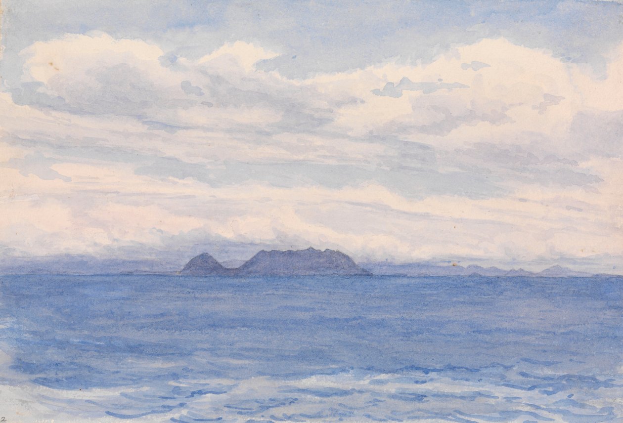 "Cape Frio [Brasilien] N genom W 1/2 W 4 mil bort. Fyr på högsta punkten