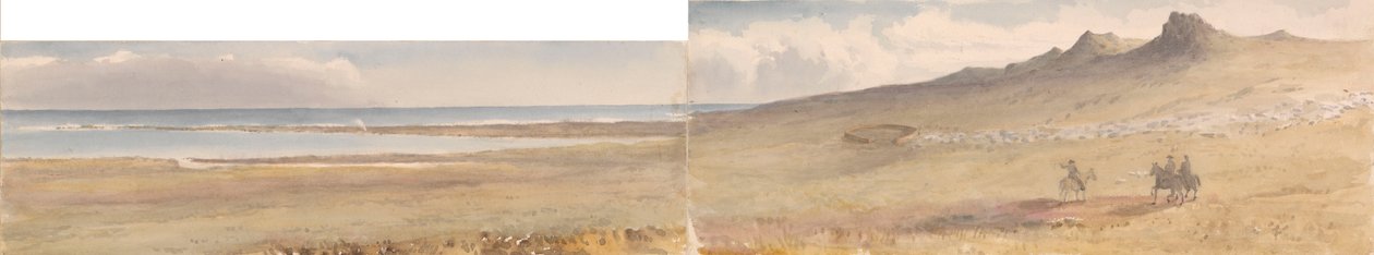 Mount William, Falklandsöarna, maj 1849 (akvarell) av Admiral Sir Edward Gennys Fanshawe
