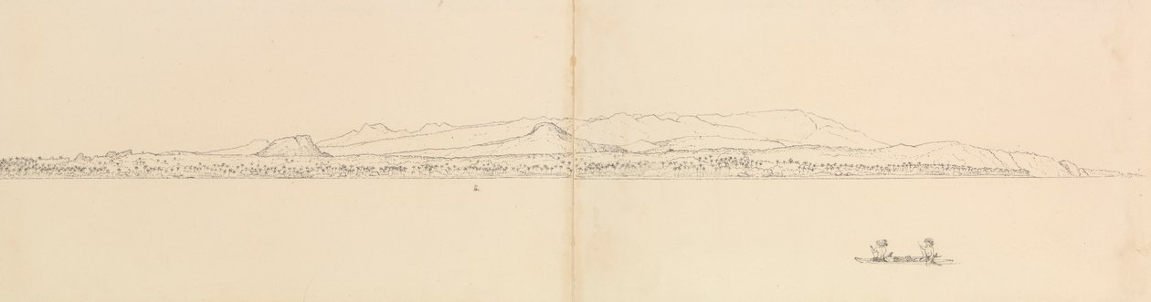Savaii, Navigatörsöarna [Samoa], september 1849 av Admiral Sir Edward Gennys Fanshawe