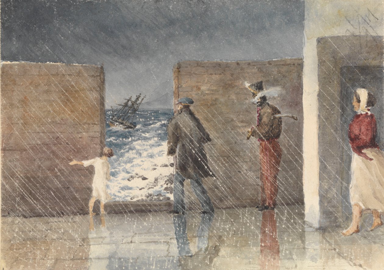"Puntinha, Madeira, den 1 januari 1849. Att ta en titt på sitt fartyg