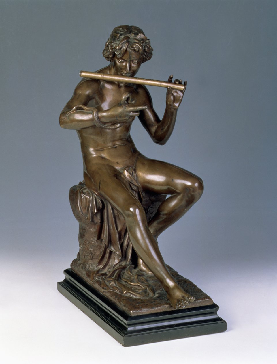 Pan, ca 1880 (brons på stensockel) av Adolf Martial Thabard