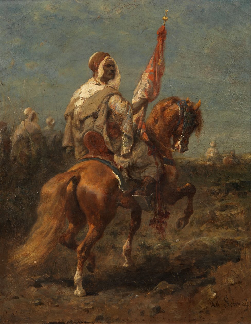 Arabischer Reiter av Adolf Schreyer