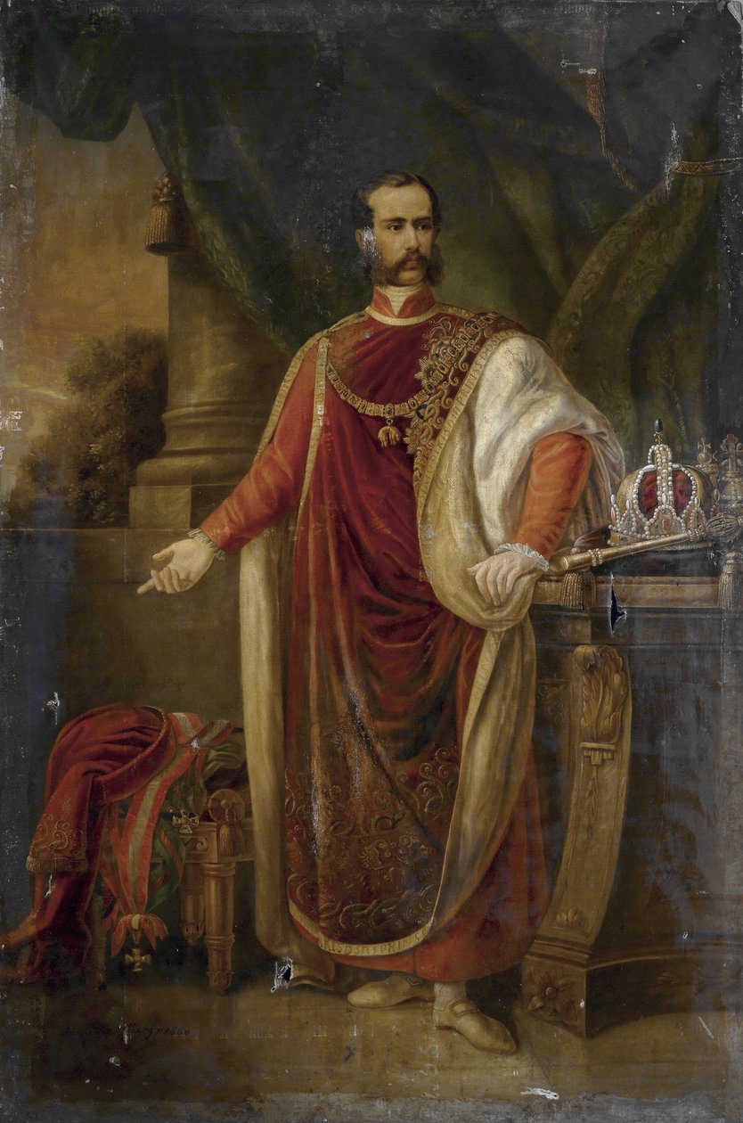 Kaiser Franz Joseph I av Adolf von Schallberg