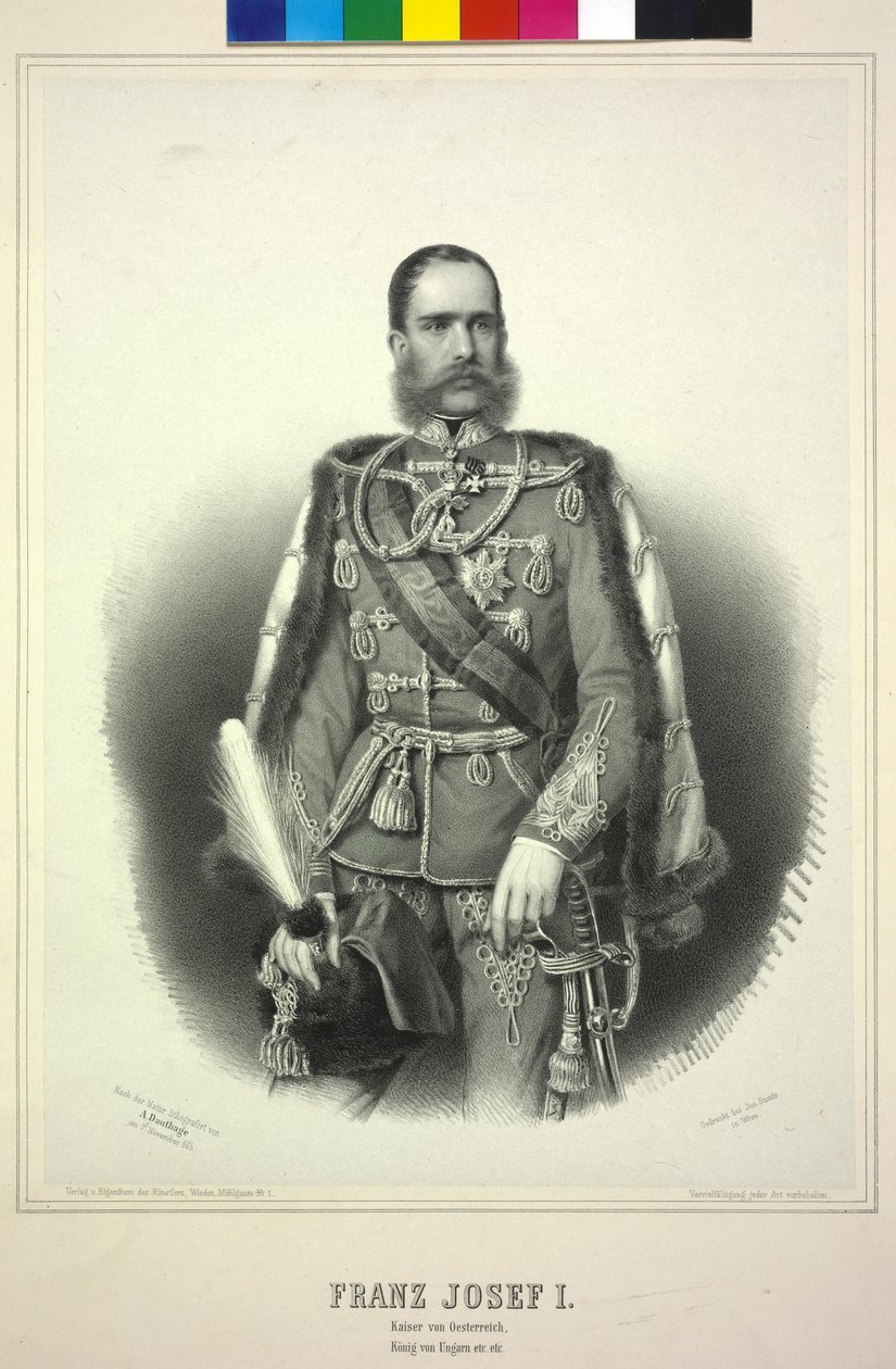 Kejsare av Österrike Franz Joseph I av Adolf Dauthage