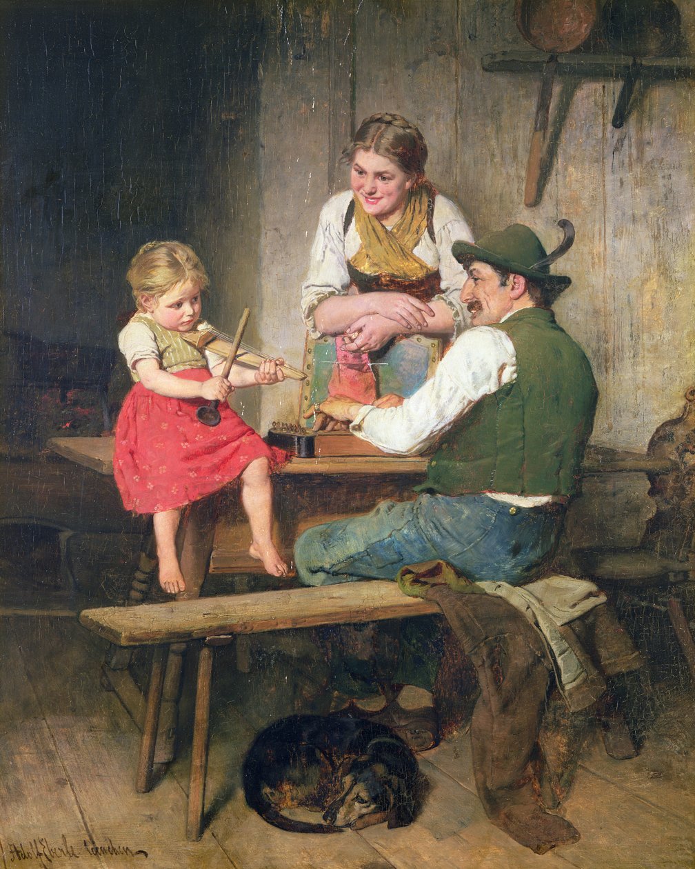 Den lyckliga familjen av Adolf Eberle