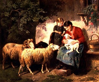 Husdjurslammet av Adolf Eberle