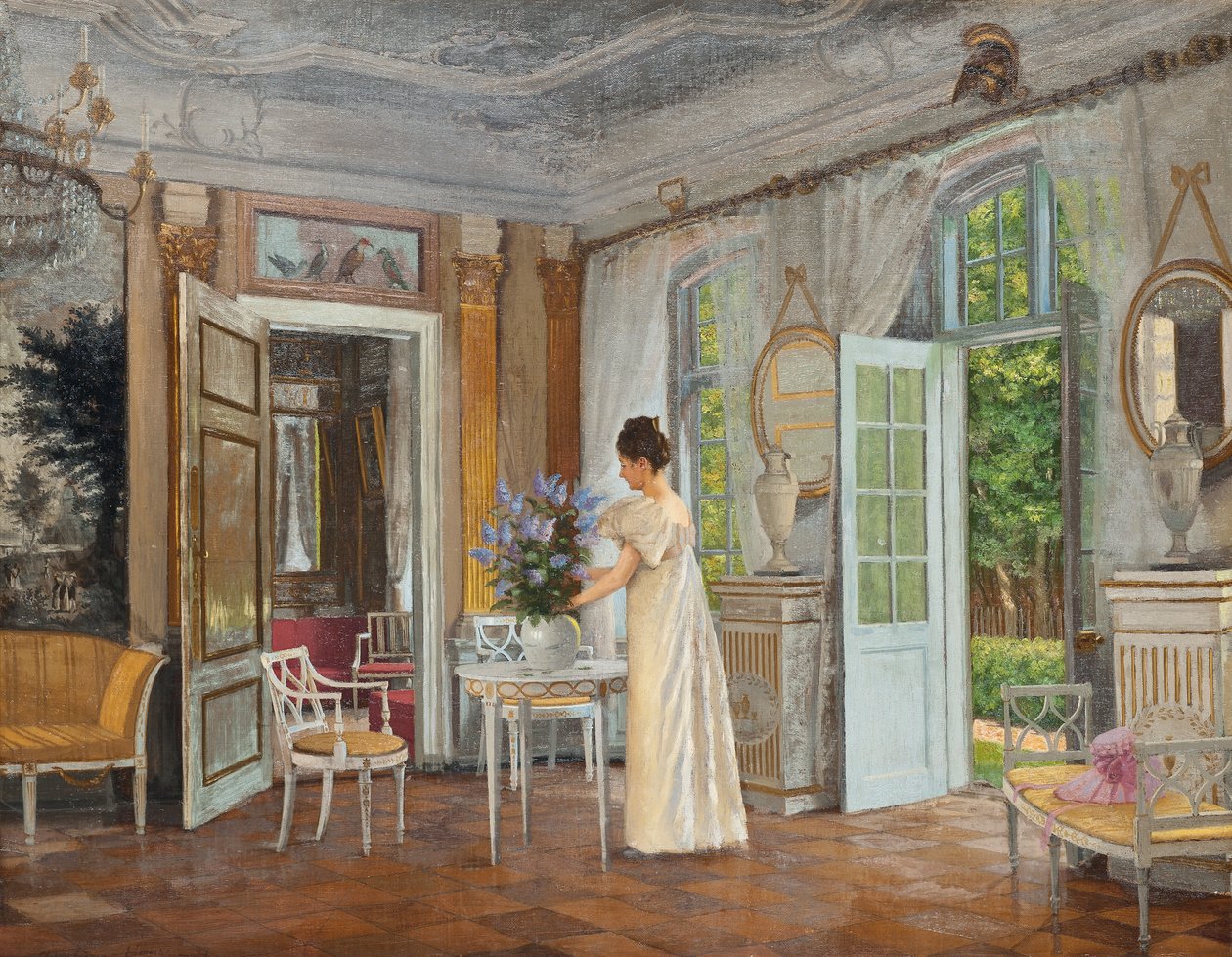 Ordna sommarblommor av Adolf Heinrich Hansen