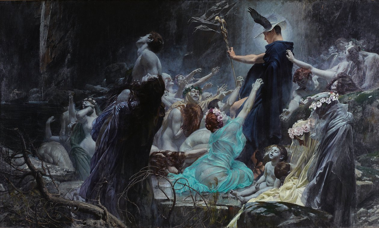 Acherons själar av Adolf Hiremy Hirschl