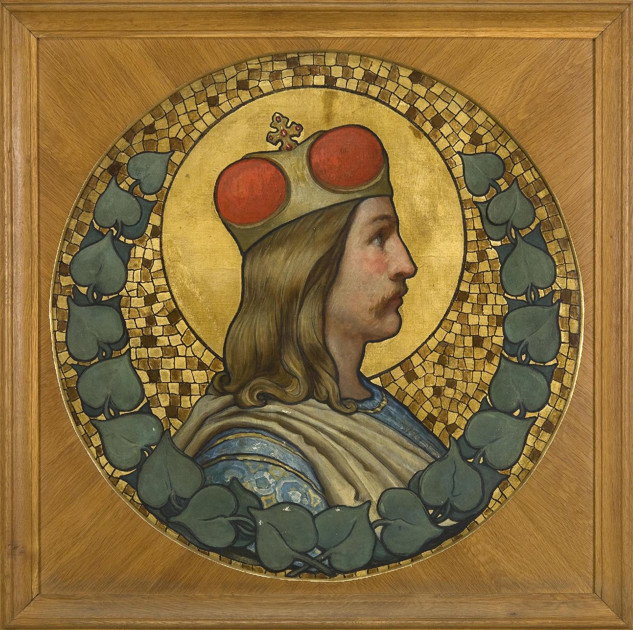 Saint Wenceslaus I, hertig av Böhmen, 1900 av Adolf Liebscher