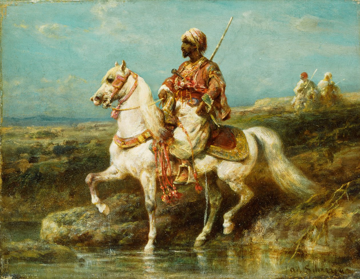 Arabisk ryttare, av Adolf Schreyer