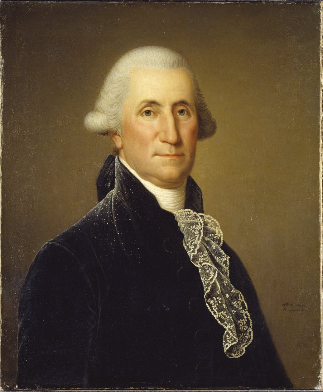 Porträtt av George Washington av Adolf Ulrich Wertmuller