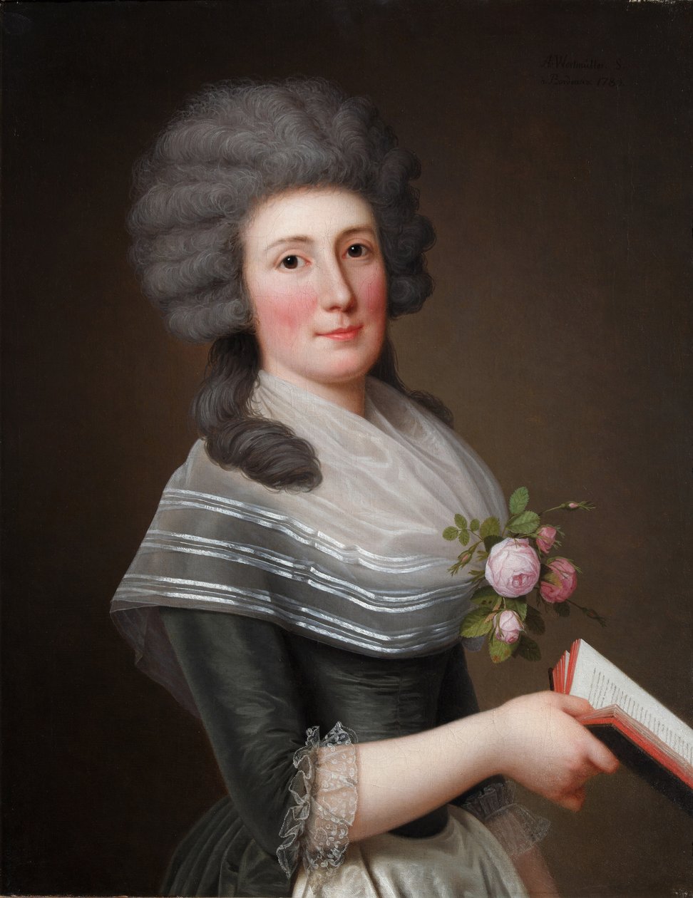 Porträtt av Madame Wittfooth, född Noer, 1789 av Adolf Ulrich Wertmuller