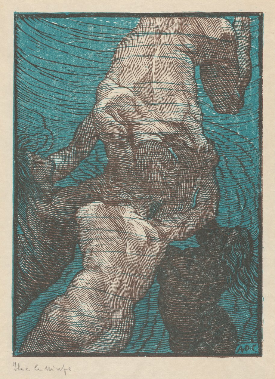 Ila e le ninfe (Hylas och nymferna) av Adolfo de Carolis